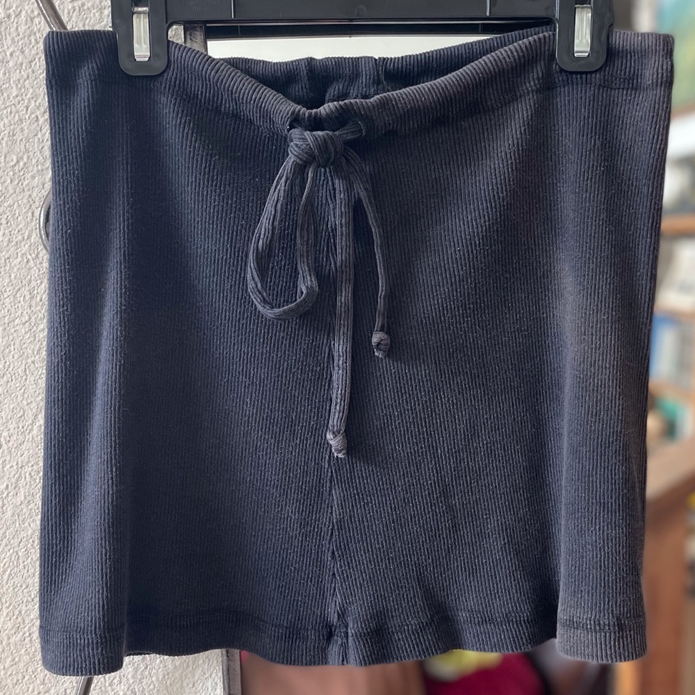 Hardtail Ribbed Mini Skirt